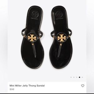 Tory Burch jelly sandals size 8